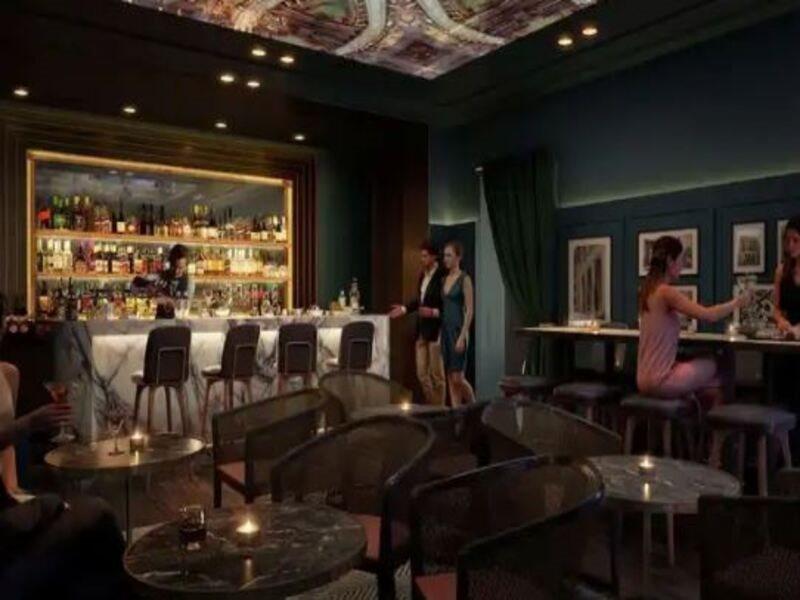 Hilton Melbourne Little Queen Street Exterior foto The bar at the 2012 opening